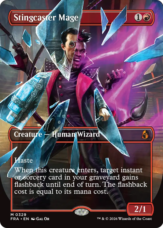 Stingcaster Mage (0329) (Borderless) (FRA)