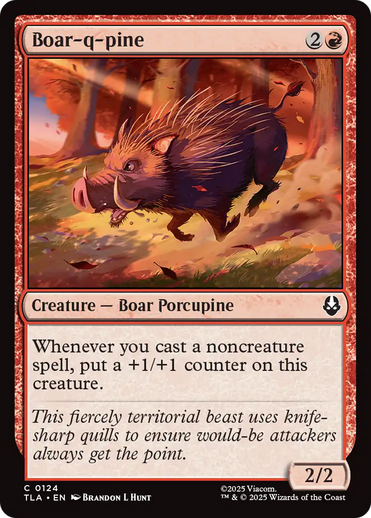 Boar-q-pine - Foil tla