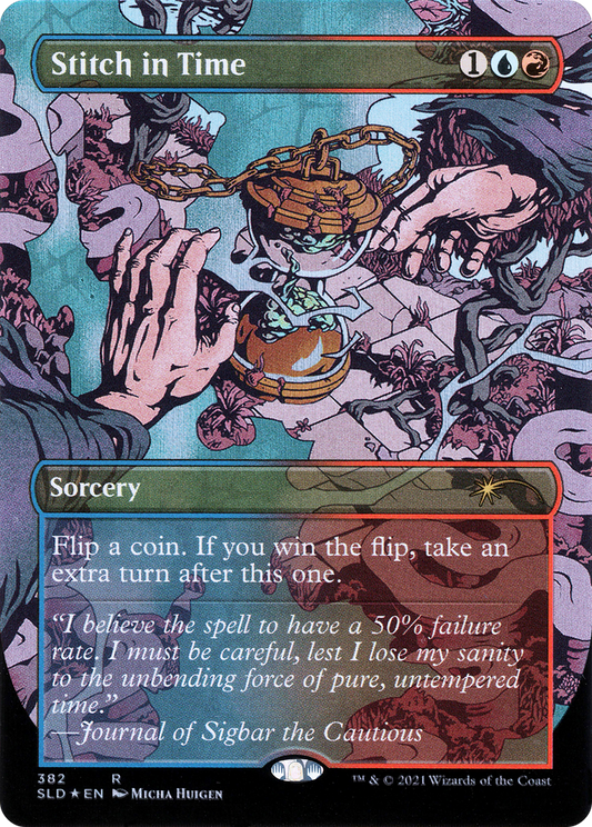 Stitch in Time (382) (Borderless) (Reversible) (SLD) - Foil
