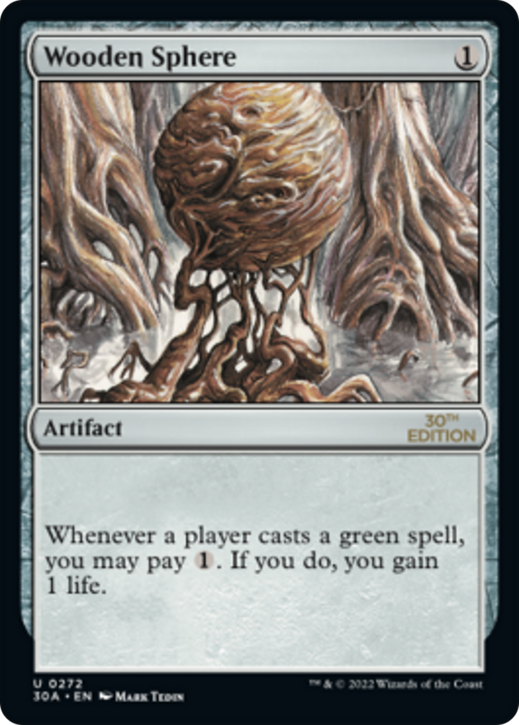 Wooden Sphere (Modern Frame)