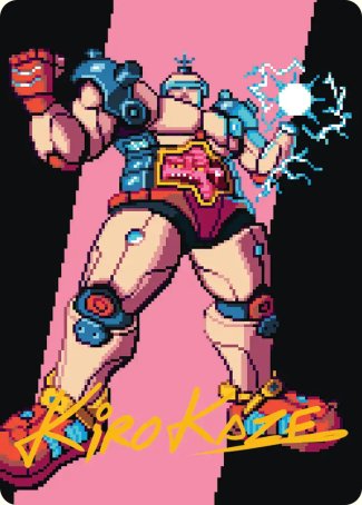 Krang, the All-Powerful (34/54) Art Card (ATMT) - Gold-Stamped Signature