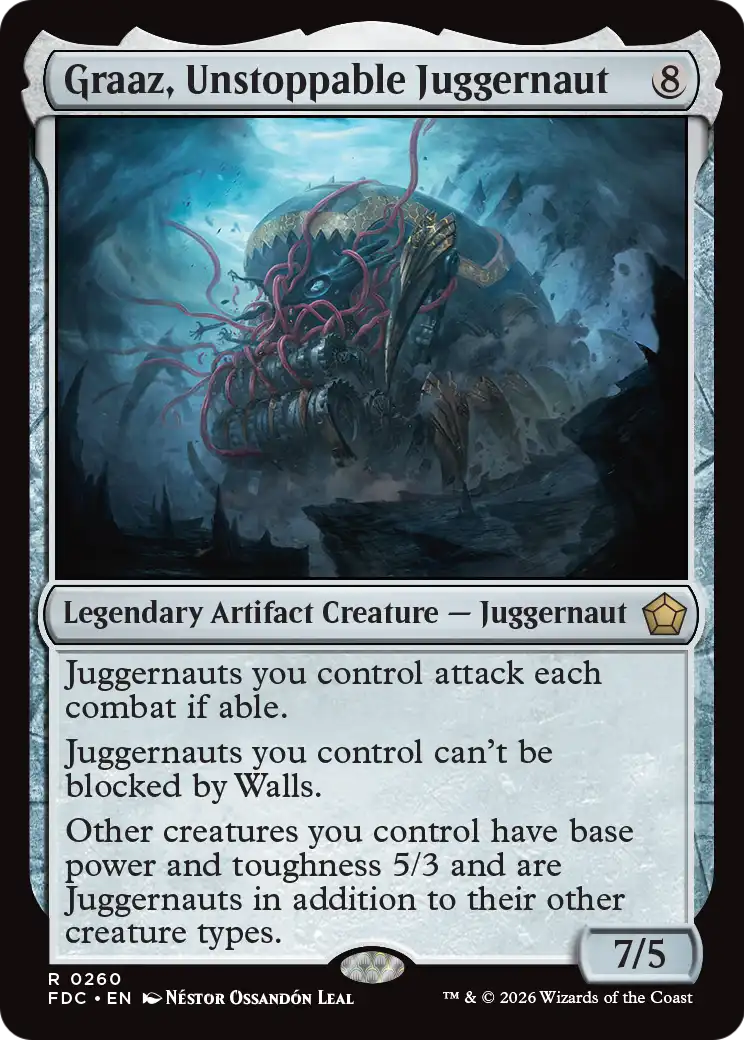 Graaz, Unstoppable Juggernaut (FDC)