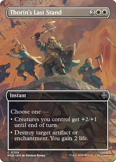 Thorin's Last Stand (0209) (Borderless) (HOB) - Foil