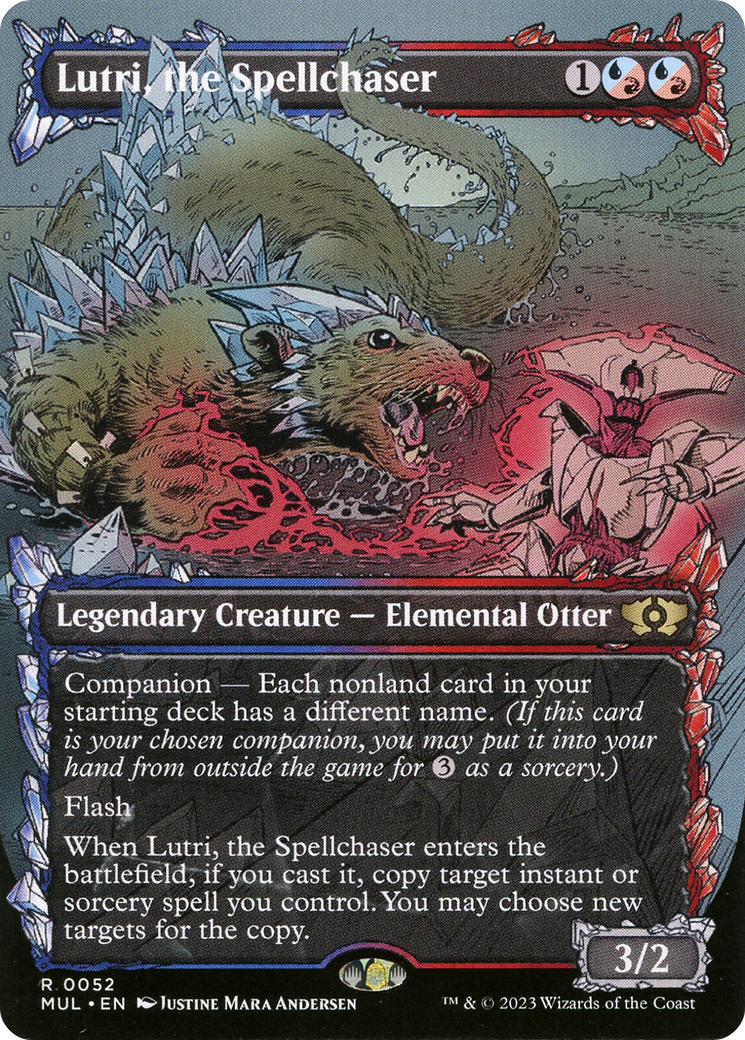 Lutri, the Spellchaser (0052) (Borderless) (Showcase)
