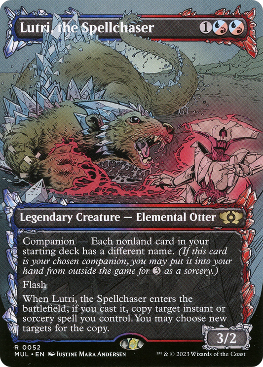 Lutri, the Spellchaser (0052) (Borderless) (Showcase)