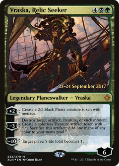 Vraska, Relic Seeker (232) (Prerelease) - Foil