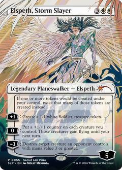 Elspeth, Storm Slayer (0055) (Borderless) (SLP) - Foil