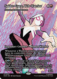 Spider-Gwen, Web-Warrior [Najeela, the Blade-Blossom] (0024) (Borderless)