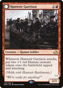 Hanweir Garrison // Hanweir, the Writhing Township - Foil