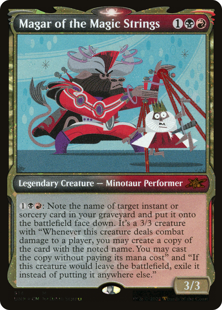 Magar of the Magic Strings (514) (Showcase) - Galaxy Foil