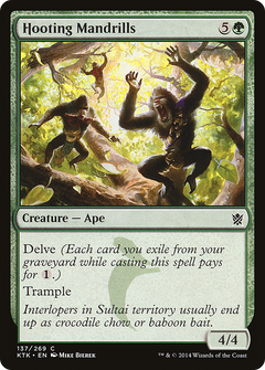 Hooting Mandrills - Foil