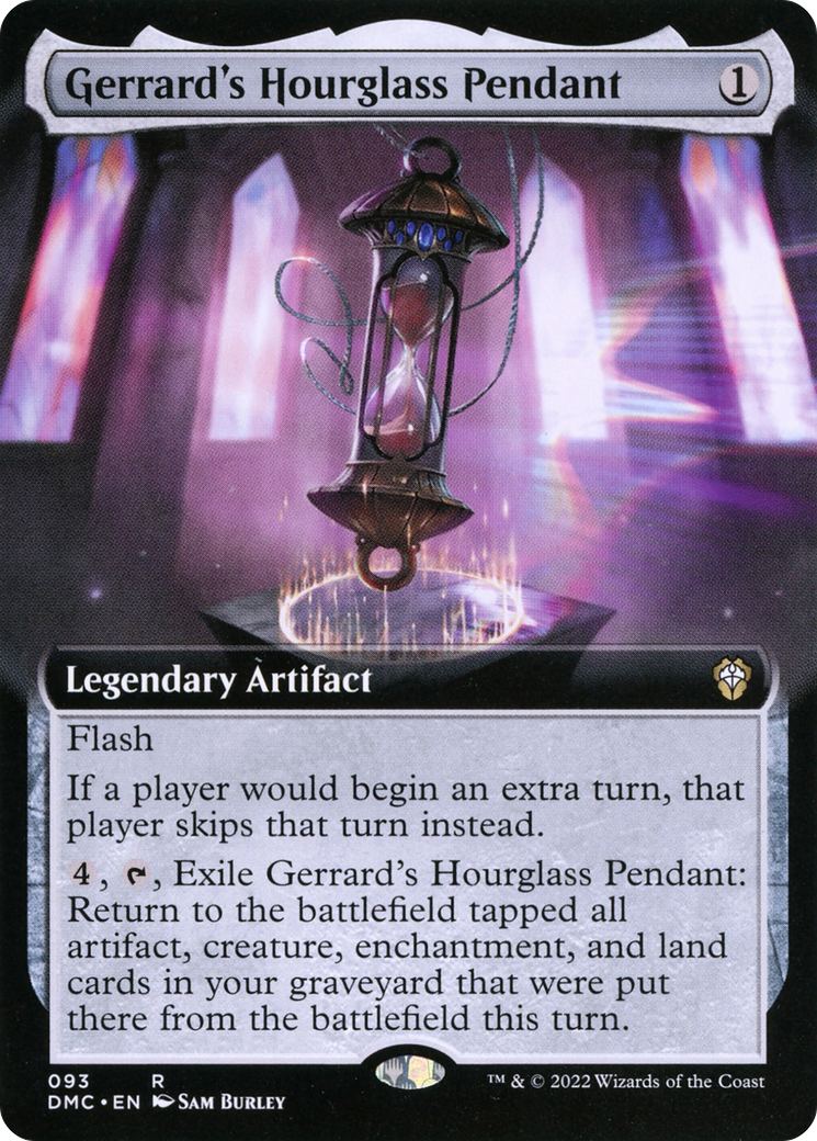 Gerrard's Hourglass Pendant (093) (Extended Art)