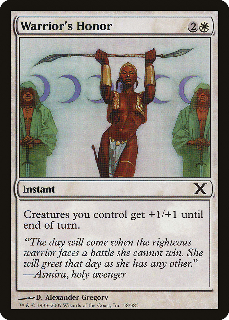 Warrior's Honor - Foil
