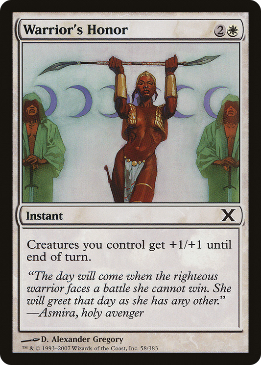 Warrior's Honor - Foil