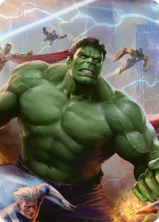 Hulk, Always Angry (2/12) Art Card (AMSH)