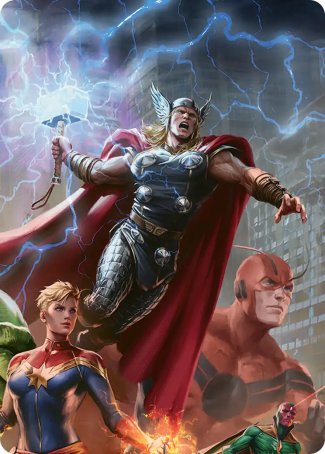 Thor, Guardian of Midgard (3/12) Art Card (AMSH)