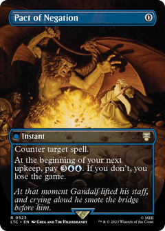 Pact of Negation (0523) (Borderless) - Silver Foil