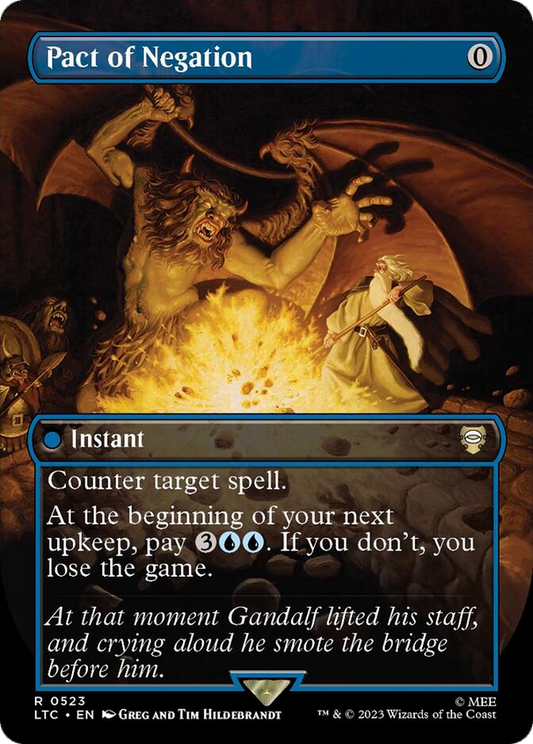 Pact of Negation (0523) (Borderless) - Silver Foil