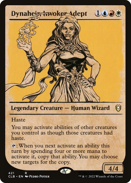 Dynaheir, Invoker Adept (421) (Showcase) - Foil