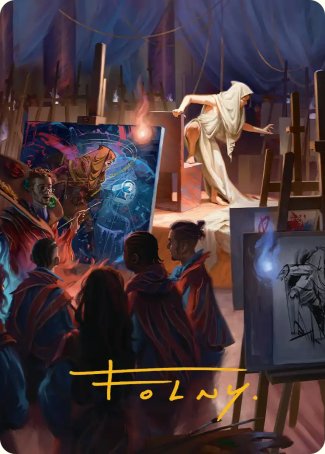 Archaeomancer (41/54) Art Card (ASOS) - Gold-Stamped Signature