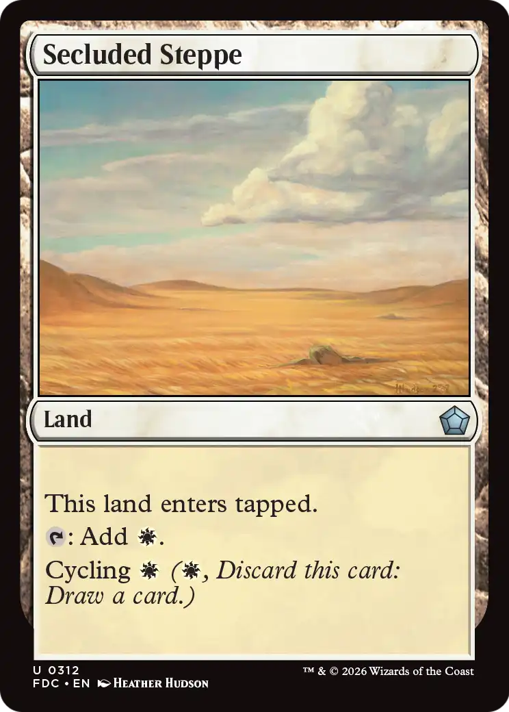 Secluded Steppe (FDC)