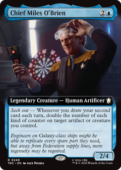 Chief Miles O'Brien (0249) (Extended Art) (TRC)