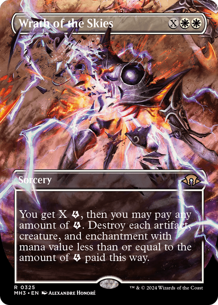 Wrath of the Skies (0325) (Borderless) - Foil