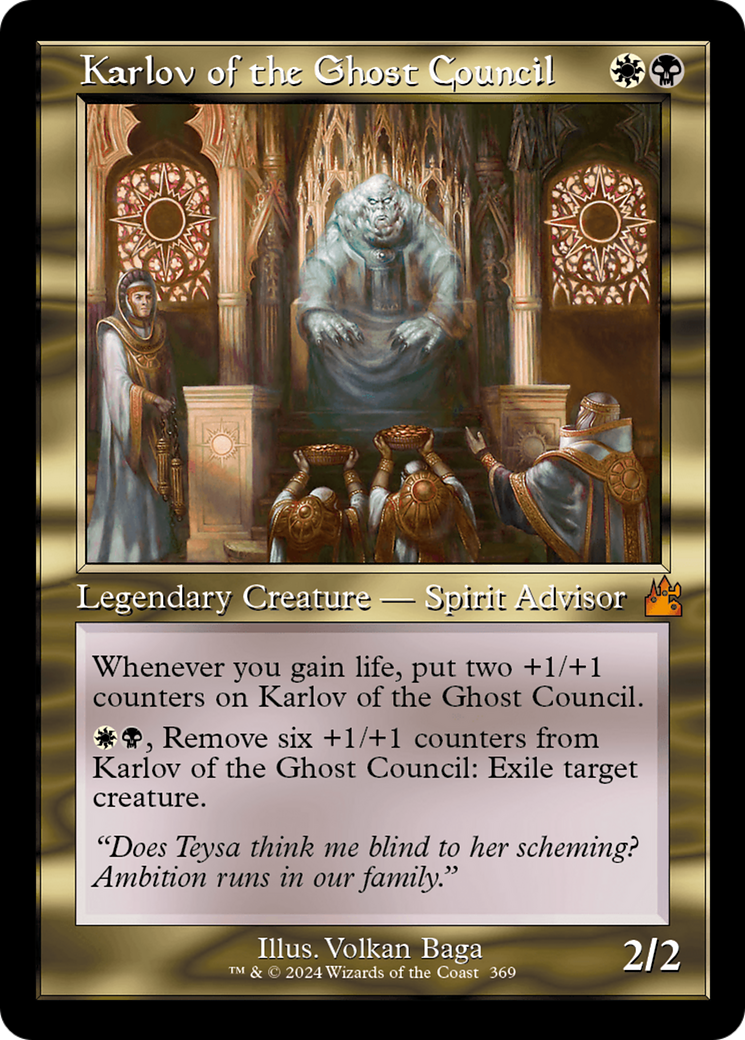 Karlov of the Ghost Council (0369) (Retro Frame) - Foil