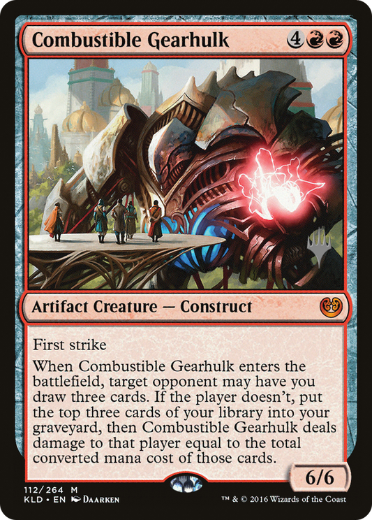 Combustible Gearhulk (112) (Promo Pack) - Foil