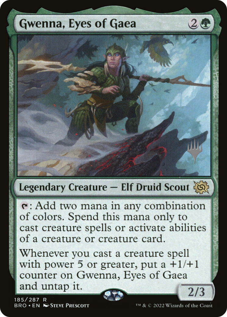 Gwenna, Eyes of Gaea (185) (Promo Pack) - Foil