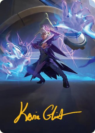 Null Summoner (43/54) Art Card (FRA) - Gold-Stamped Signature
