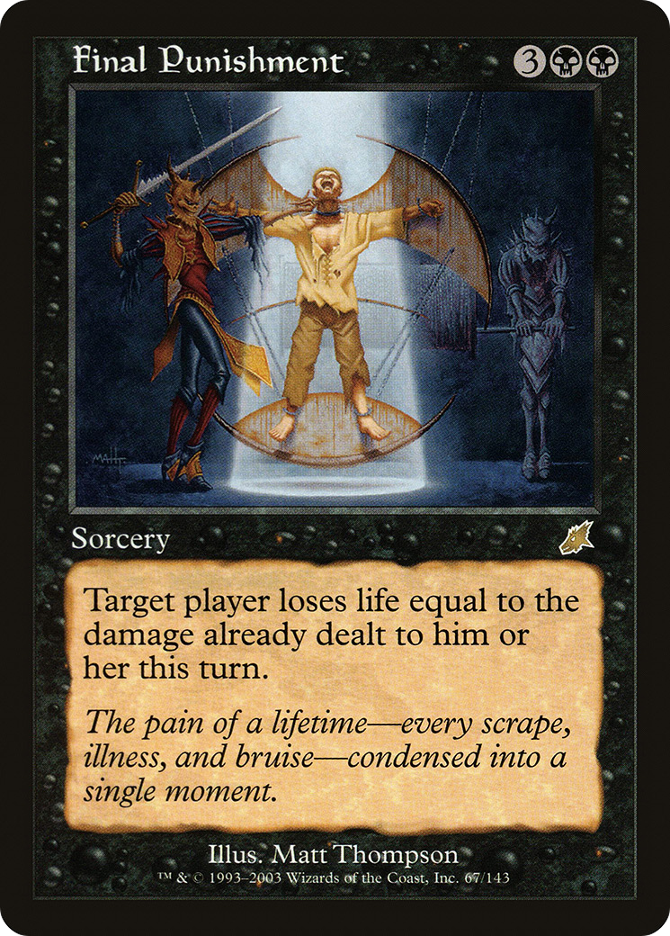 Final Punishment - Foil