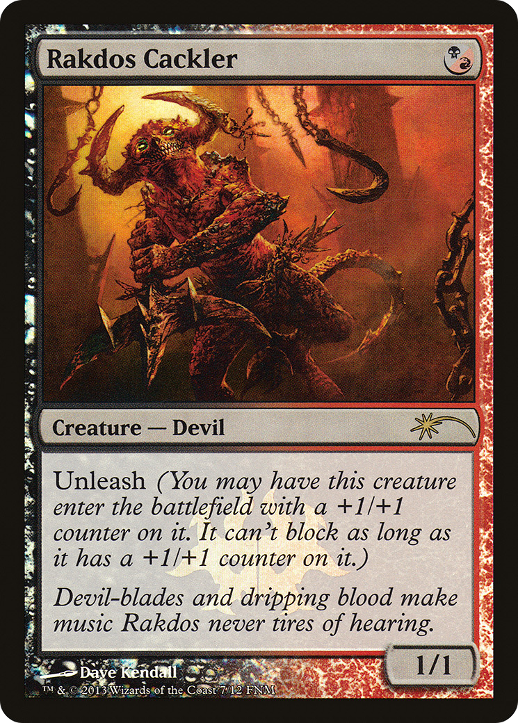 Rakdos Cackler (007) (FNM) - Foil
