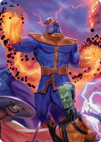 Thanos, Death's Consort (8/12) Art Card (AMSH)