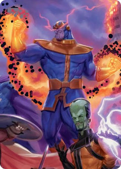 Thanos, Death's Consort (8/12) Art Card (AMSH)