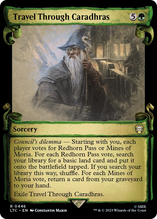 Travel Through Caradhras (0446) (Showcase) - Silver Foil