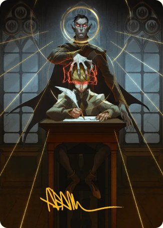 Vampiric Tutor (45/54) Art Card (ASOS) - Gold-Stamped Signature