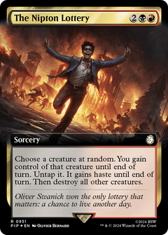 The Nipton Lottery (0951) (Extended Art) - Surge Foil
