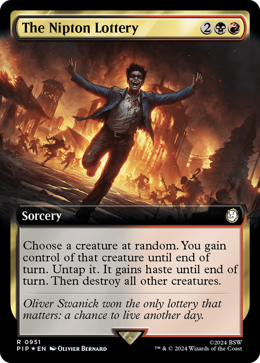 The Nipton Lottery (0951) (Extended Art) - Surge Foil