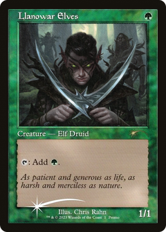 Llanowar Elves (001) (Retro Frame) - Foil pdmu