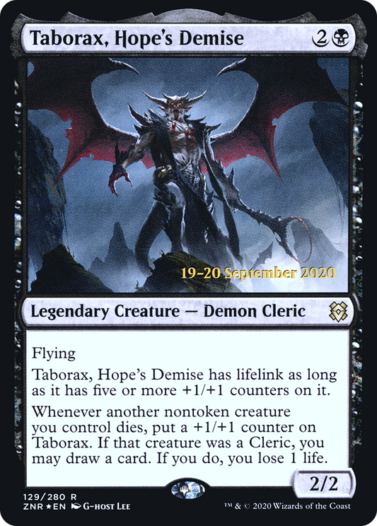 Taborax, Hope's Demise (129) (Prerelease) - Foil