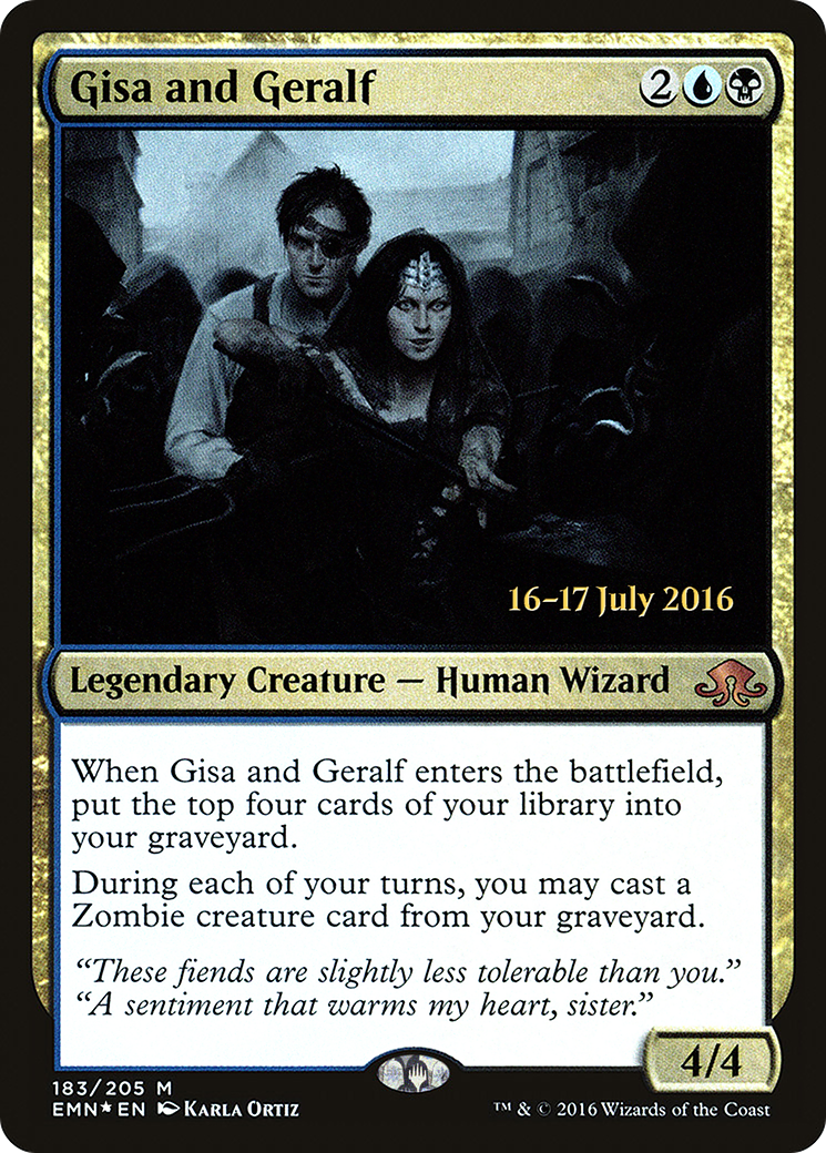 Gisa and Geralf (183) (Prerelease) - Foil
