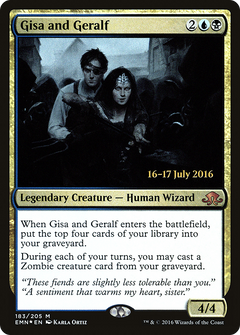 Gisa and Geralf (183) (Prerelease) - Foil