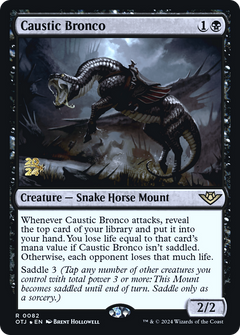 Caustic Bronco (0082) (Prerelease) - Foil