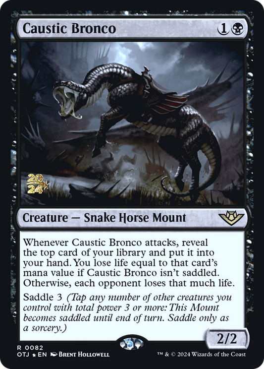 Caustic Bronco (0082) (Prerelease) - Foil