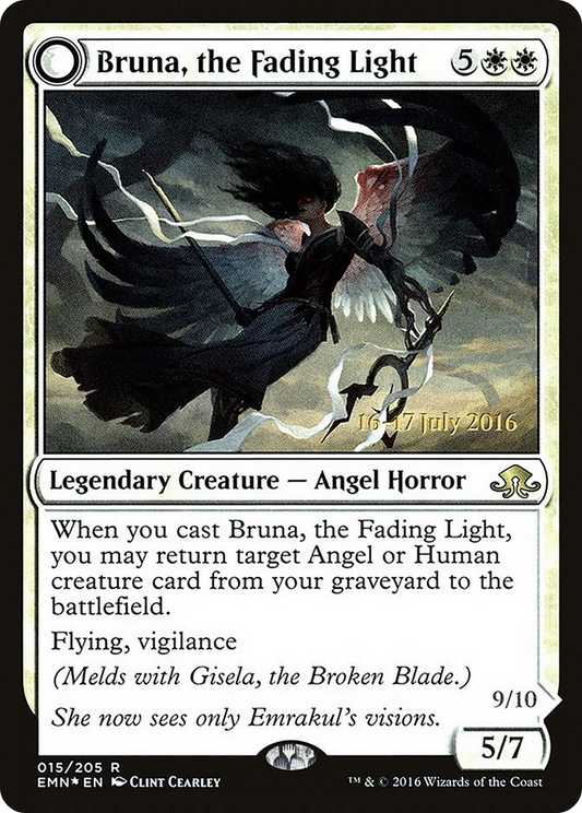 Bruna, the Fading Light // Brisela, Voice of Nightmares (015) (Prerelease) - Foil