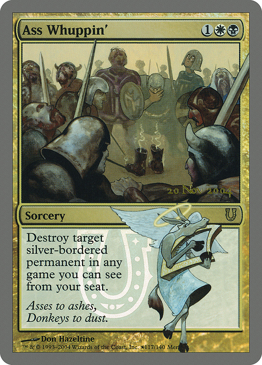 Ass Whuppin' (117) (Prerelease) - Foil