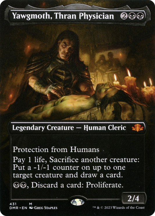 Yawgmoth, Thran Physician (431) (Borderless)