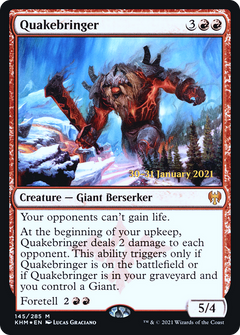 Quakebringer (145) (Prerelease) - Foil