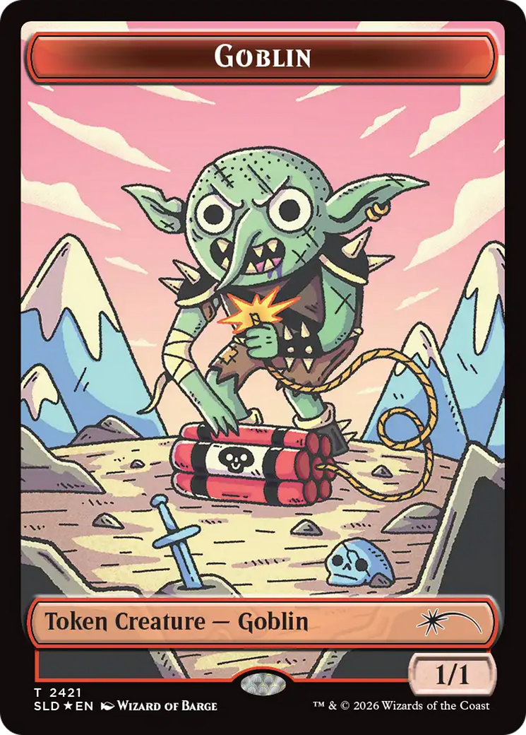 Goblin Token (2421) (SLD) - Foil